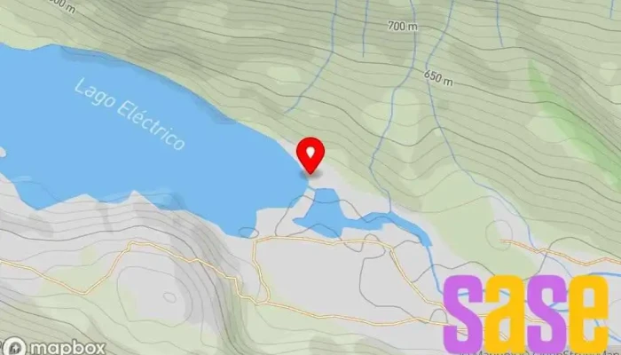 mapa de Mirador del lago Eléctrico Mirador en Santa Cruz