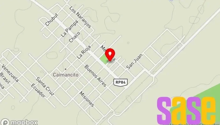 mapa de Municipalidad de Caimancito Oficinas del ayuntamiento en Caimancito