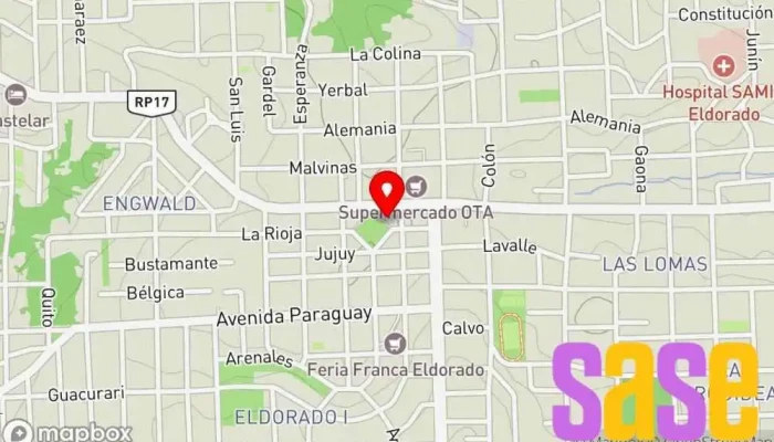 mapa de Municipalidad de Eldorado Diputación en Eldorado