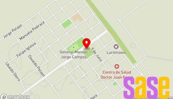 mapa de Municipalidad de Gral M J Campos Diputación en General Campos