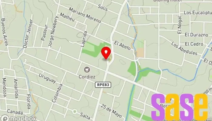 mapa de Municipalidad de Villa General Belgrano Diputación en Villa Gral. Belgrano