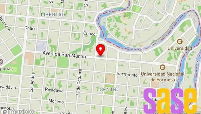 mapa de Musimundo Tienda de electrodomésticos, Tienda de accesorios para automóviles, Tienda de accesorios para móviles, Tienda de móviles, Tienda de accesorios informáticos, Centro de exposición de artículos para el hogar, Tienda de DVD, Tienda de artículos para el hogar, en Clorinda