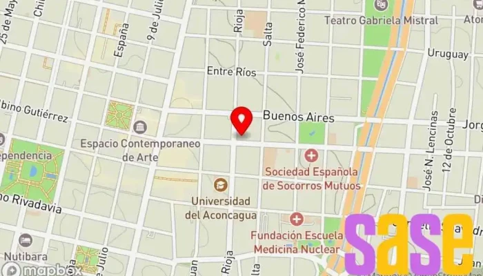 mapa de MyM Argentina Tienda de electricidad, Impresora digital, Tienda de iluminación en Mendoza
