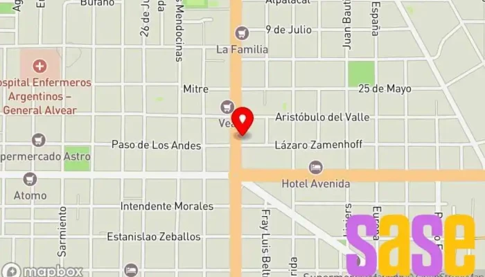 mapa de Naldo - Gral. Alvear Tienda de electrónica en Gral. Alvear