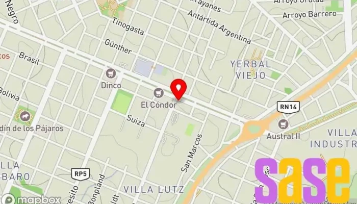 mapa de NEA ELÉCTRICA - Casa Central - Oberá Tienda de electricidad en Oberá