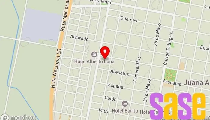 mapa de NEW COM ACCESORIOS ELECTRONICOS Compañía telefónica en San Ramon de la Nueva Oran