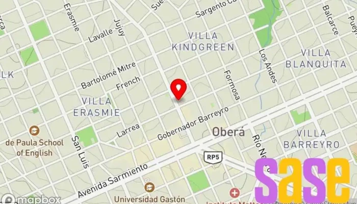 mapa de NOVEDADES LUZ Tienda de ropa en Oberá
