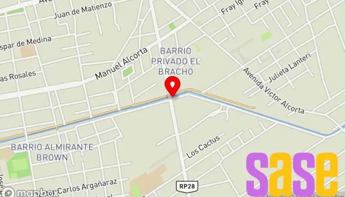 mapa de Nueva Norte SRL Servicio de taxis en La Banda