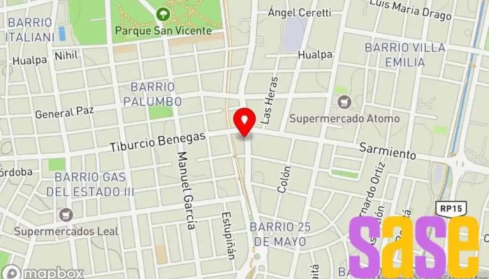mapa de OCG Electricidad e Iluminación Tienda de iluminación en Godoy Cruz