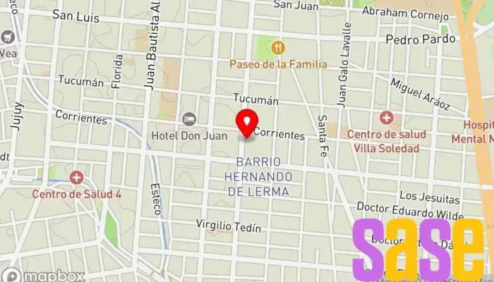 mapa de Olmedo electricidad e inyeccion electronica Taller de reparación de automóviles en Salta