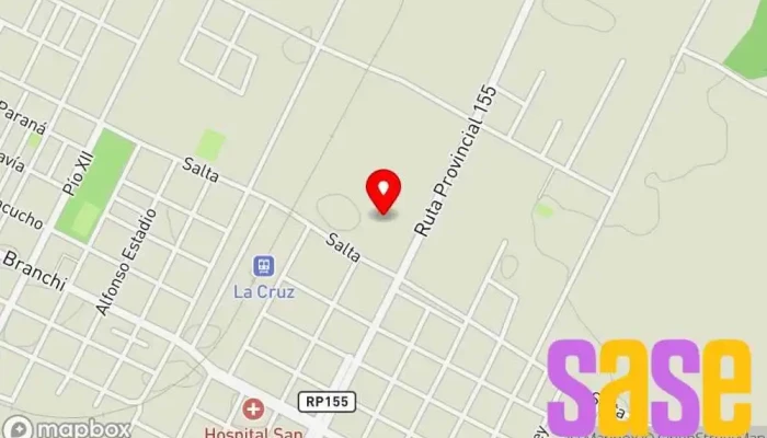 mapa de Onda 21 90.5 FM Emisora de radio en W3346 La Cruz