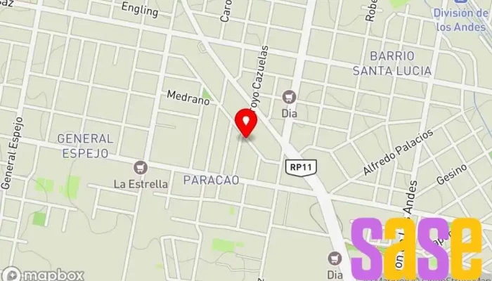 mapa de PARANA LED Tienda de accesorios para automóviles, Tienda de iluminación en Paraná