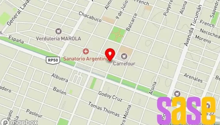 mapa de Pardo Electrónica Comercio en San Martín