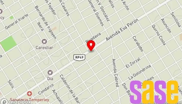 mapa de Pasco Comercial S.A. | Materiales electricos Tienda de electricidad, Tienda de materiales para la construcción, Electricista, Tienda de electrónica, Tienda de iluminación en Temperley