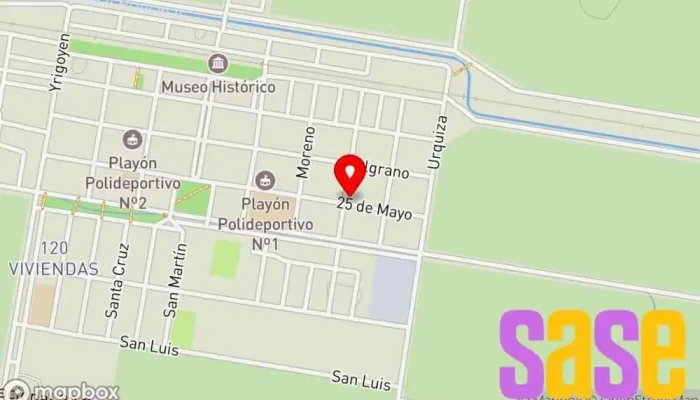 mapa de Passion FM Radio Emisora de radio en de Mayo