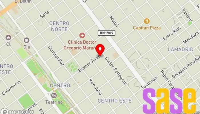 mapa de POLOELECTRIC S.A. Tienda de electricidad en AAH