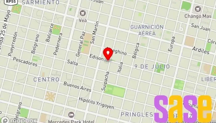 mapa de Programa Proteccion Civil Y Ciudadana Emisora de radio en Villa Mercedes