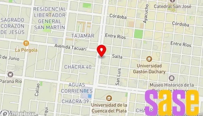 mapa de Proveeduria Electrónica S.R.L. Tienda de componentes electrónicos en Posadas