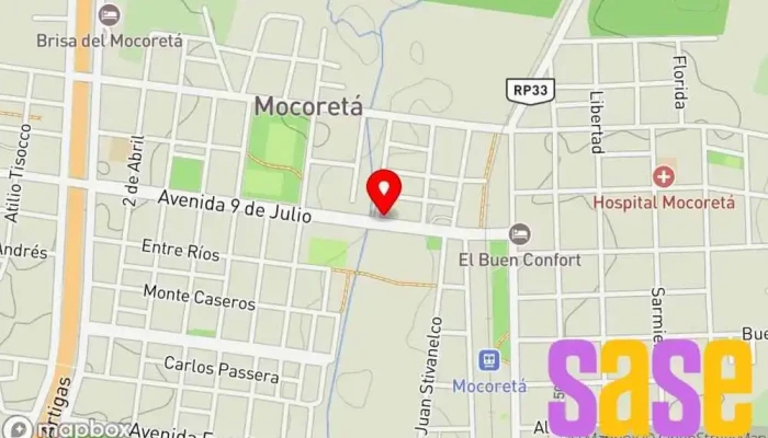 mapa de Pueblo Chico Club Club en Mocoreta