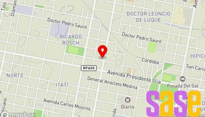 mapa de Punto Eléctrico Tienda de herramientas en Concordia