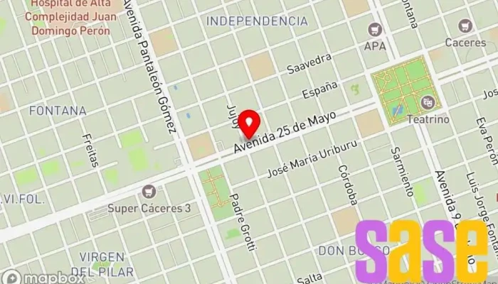 mapa de Punto y Toma S.R.L Tienda de iluminación, Ferretería en Formosa