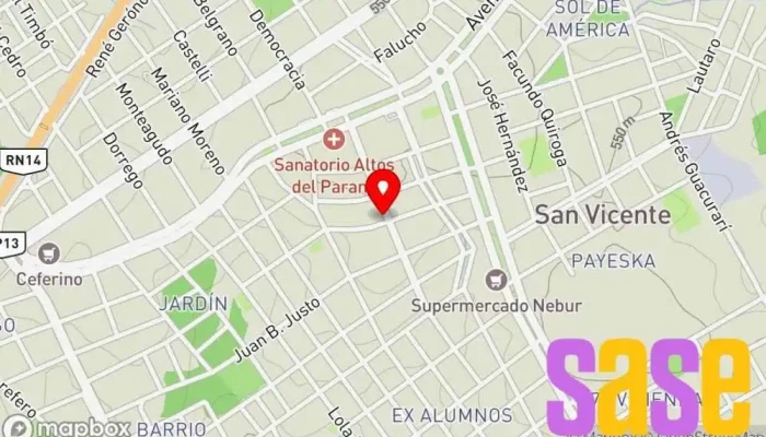 mapa de QUE LUZ MATERIALES ELECTRICOS Tienda de electricidad en San Vicente