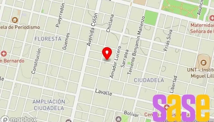 mapa de radio 102.9 fm estilo Emisora de radio en San Miguel de Tucumán