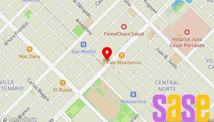 mapa de Radio 105.9 fm Top La Radio Bukanera Emisora de radio en Resistencia