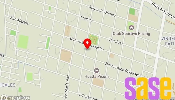 mapa de Radio Activa 100.1 Emisora de radio en San Jose de Jachal