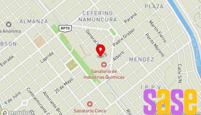 mapa de Radio Cincosaltos Emisora de radio en R8303 Cinco Saltos