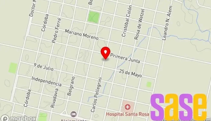 mapa de Radio Ciudad de Sauce 90.5MHZ Emisora de radio en Sauce