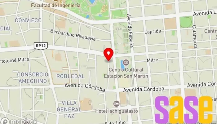 mapa de Radio Club San Juan Club en San Juan