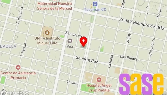 mapa de Radio colectivo Cultural El Baldio Emisora de radio en San Miguel de Tucumán