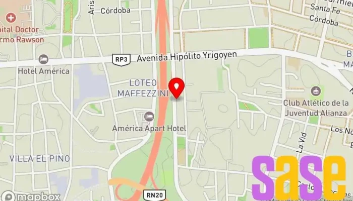 mapa de Radio-Com SRL Proveedor de servicios de telecomunicaciones en Santa Lucía