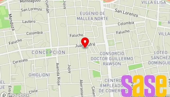 mapa de Radio Concepción FM Emisora de radio en San Juan