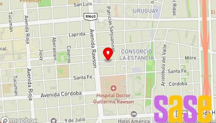 mapa de Radio de Clasicos Emisora de radio en San Juan