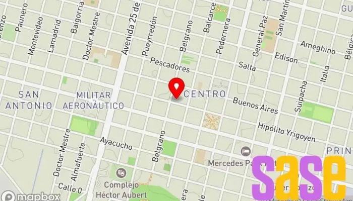 mapa de Radio del Centro 98.7 FM Villa Mercedes Emisora de radio en Villa Mercedes