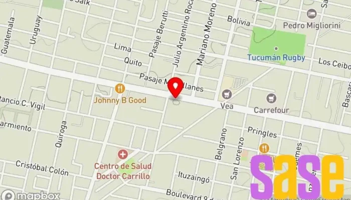 mapa de Radio Del Jardín Emisora de radio en Yerba Buena