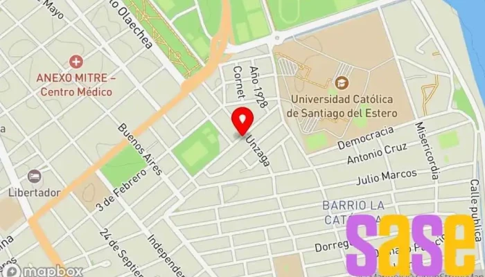 mapa de Radio del Pueblo 95.9 Emisora de radio en Santiago del Estero