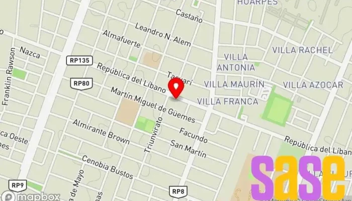 mapa de Radio Del Sur 101.1 Fm Emisora de radio en Villa Krause