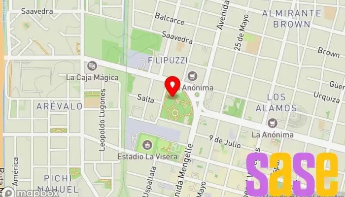 mapa de Radio El Valle L U 18 Am 640 Emisora de radio en General Roca