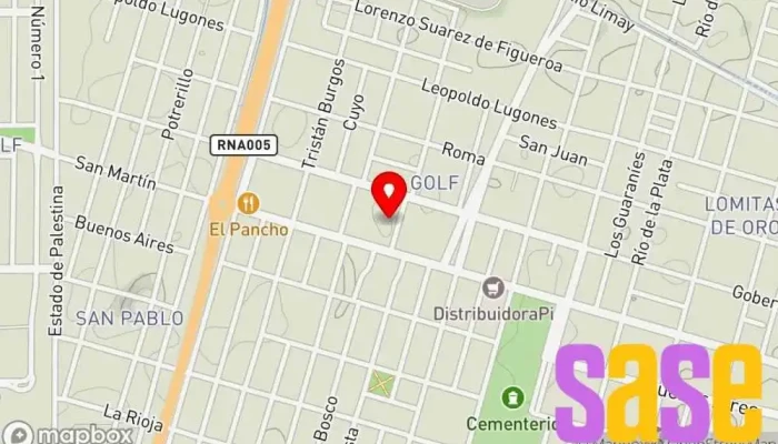 mapa de Radio Electron - Deposito Central - Industrias Tienda de electricidad en Río Cuarto