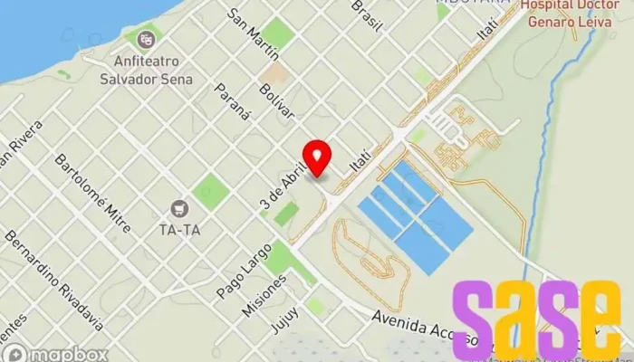 mapa de Radio Extremo FM 106.1 Emisora de radio en Ituzaingó