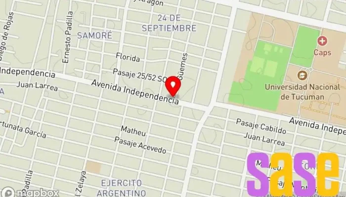 mapa de Radio F M Jerusalen 90.9 Emisora de radio en San Miguel de Tucumán