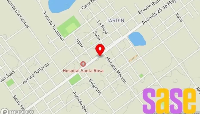 mapa de Radio FM CENTRO 99.1Mhz. Emisora de radio en Corrientes