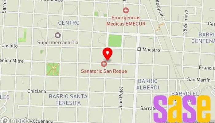 mapa de RADIO FM CURUZU 96.7 Emisora de radio en W3460 Curuzú Cuatiá