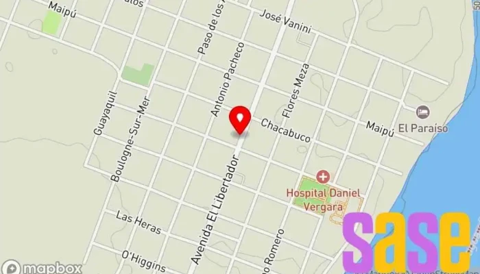 mapa de Radio FM Fuego Emisora de radio en Corrientes