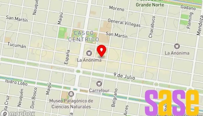 mapa de Radio FM Kaos 98.7 Emisora de radio en Tucumán 645