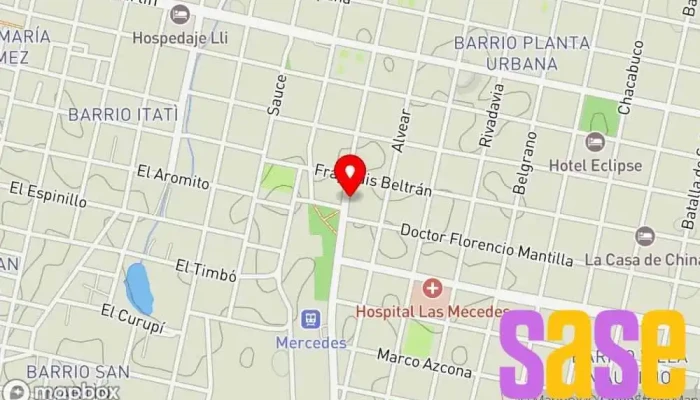 mapa de Radio FM Libre Emisora de radio en Corrientes