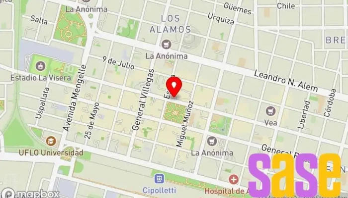 mapa de Radio Fm Master 105.5 Emisora de radio en R8324 Cipolletti